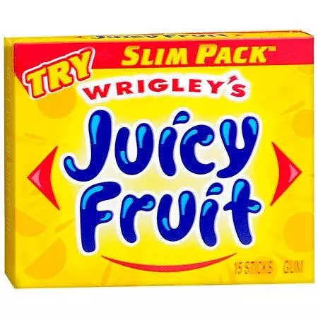 Wrigley's Juicy Fruit Gum Slim Pack - 10 /  Box