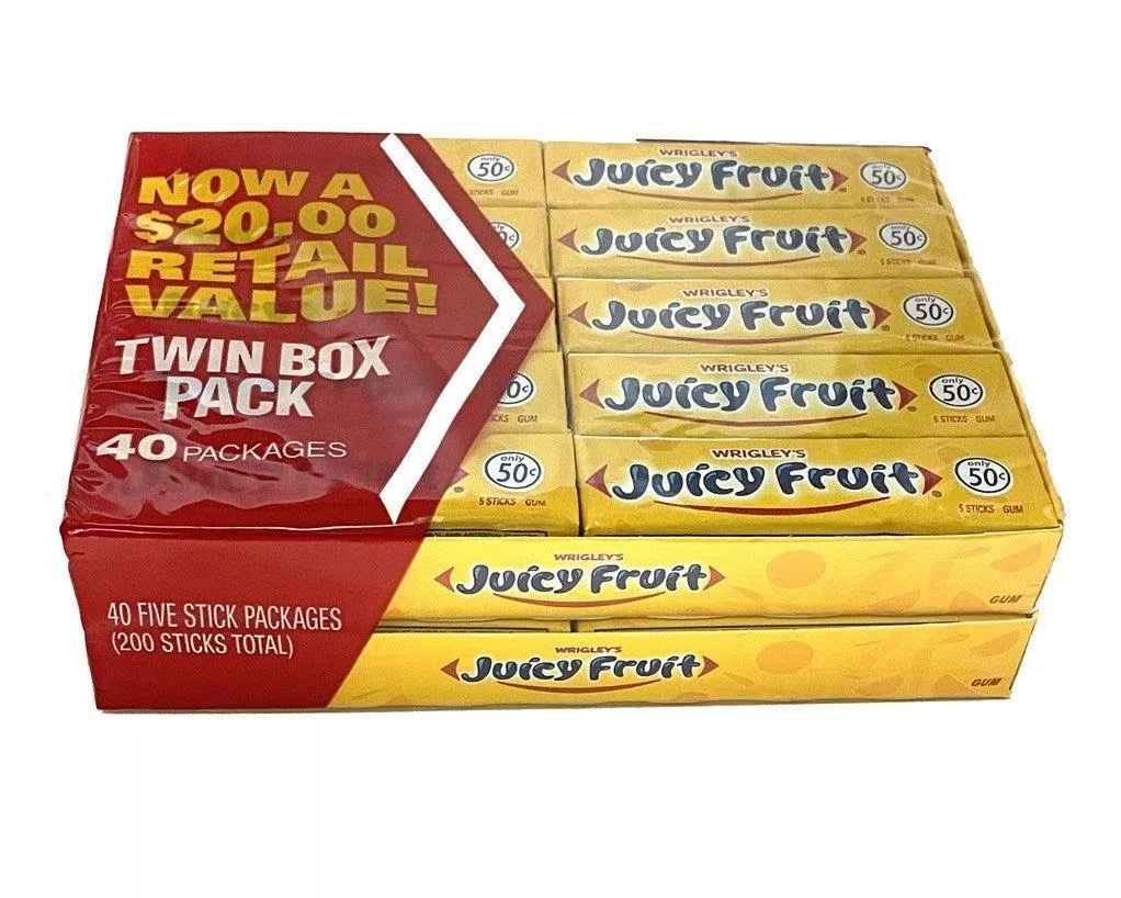 Wrigley's JuicyfruitGum - 40 / Box