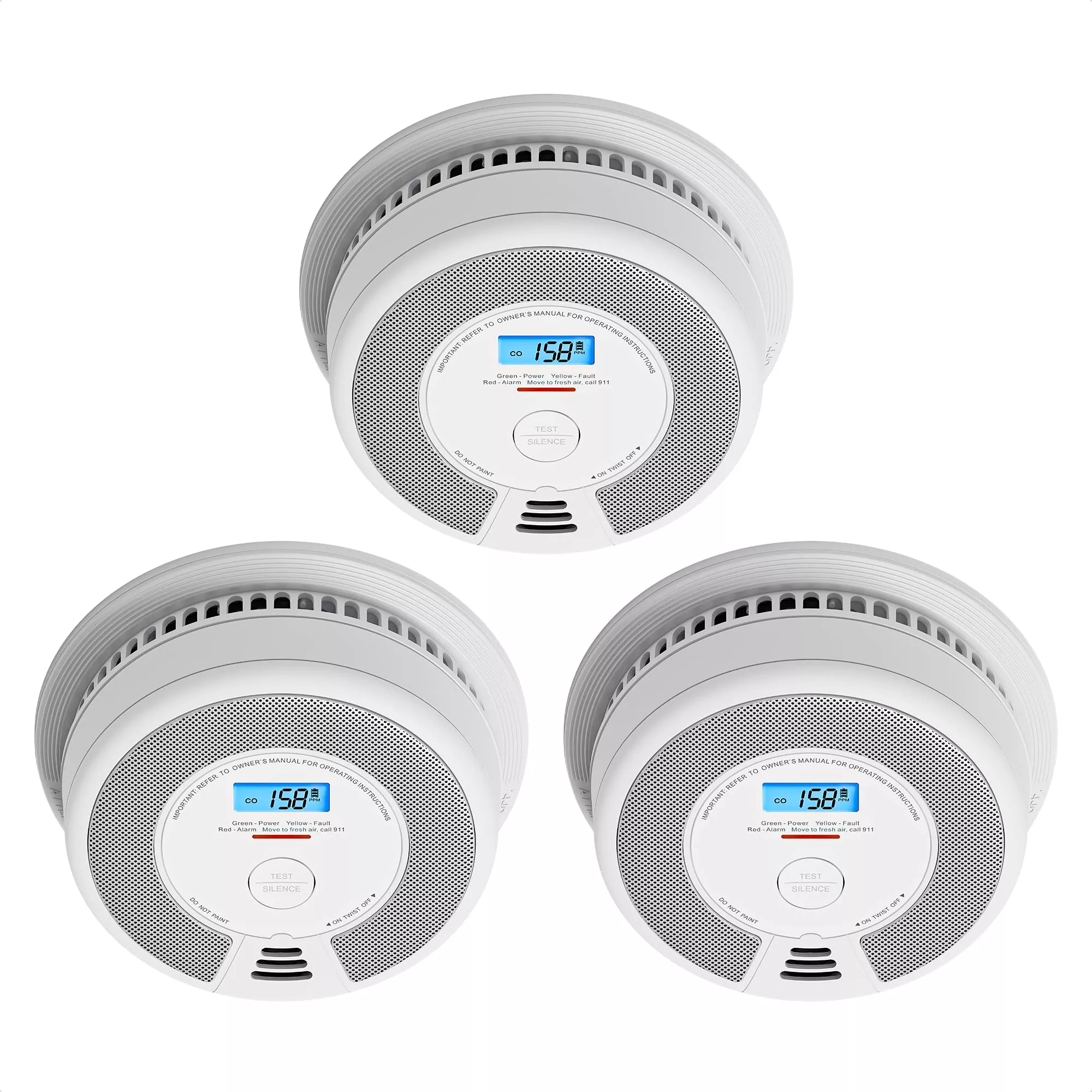 X-Sense 10-Year Battery Combination Smoke Carbon Monoxide Alarm Detect