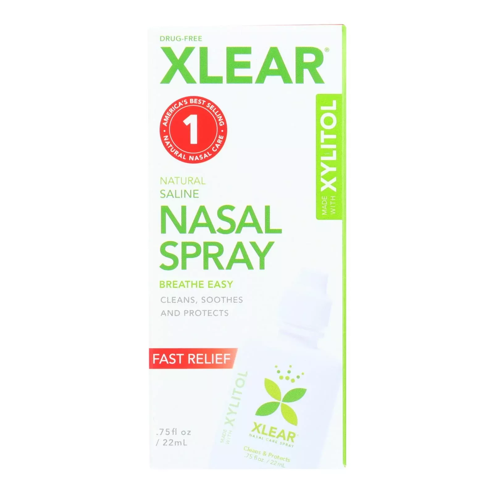 Xlear - Nasal Spray Sinus Single - .75 Fluid Ounce