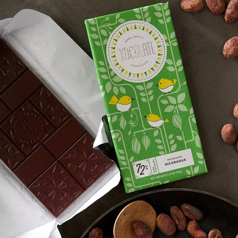 xocolatl 72% matagalpa nicaragua dark chocolate