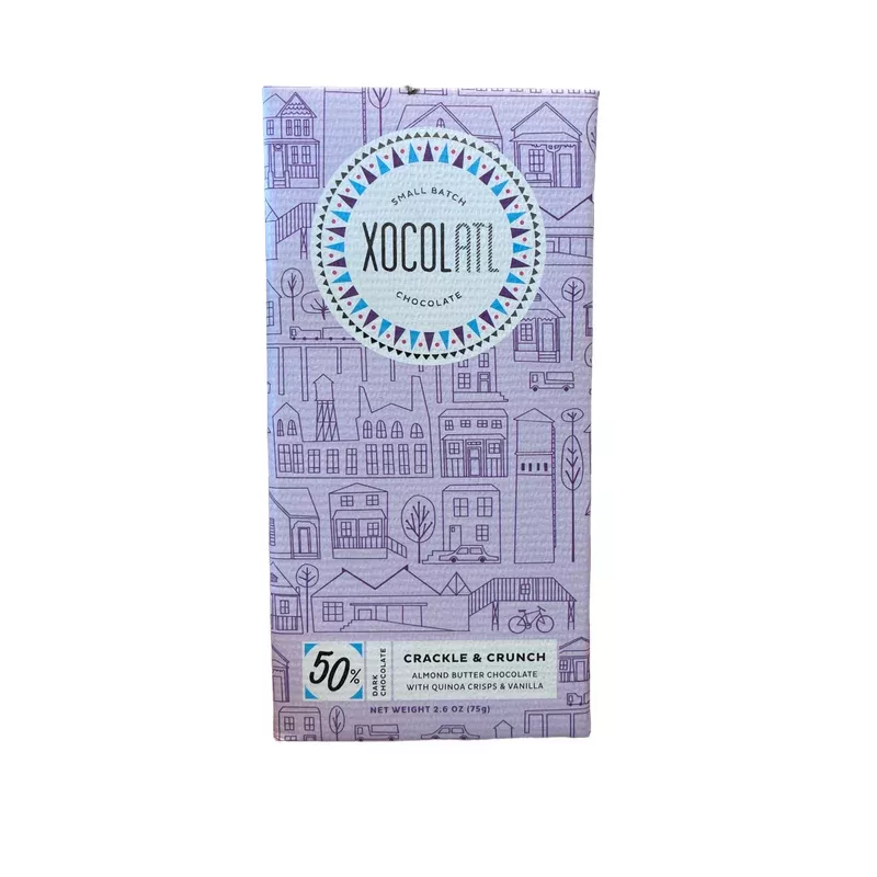 xocolatl dark chocolate – crackle & crunch 50%