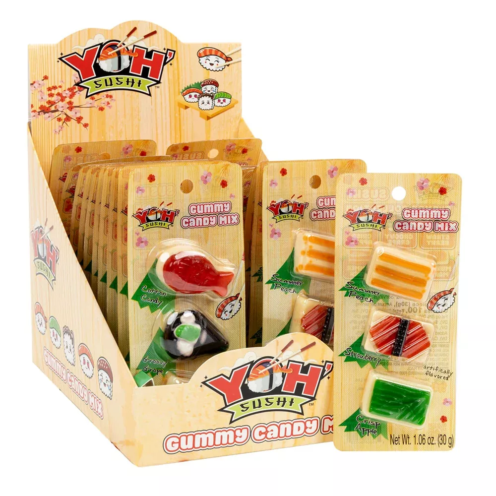 Yoh' Sushi Gummy Candy Mix - 24 Count