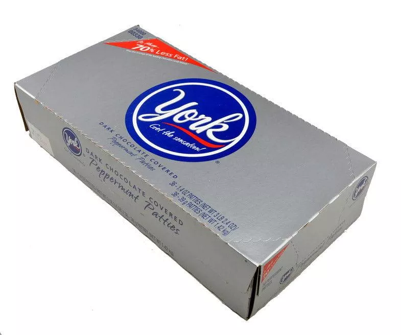 York Dark Chocolate Covered 1.4 oz. Peppermint Patties - 36 / Box