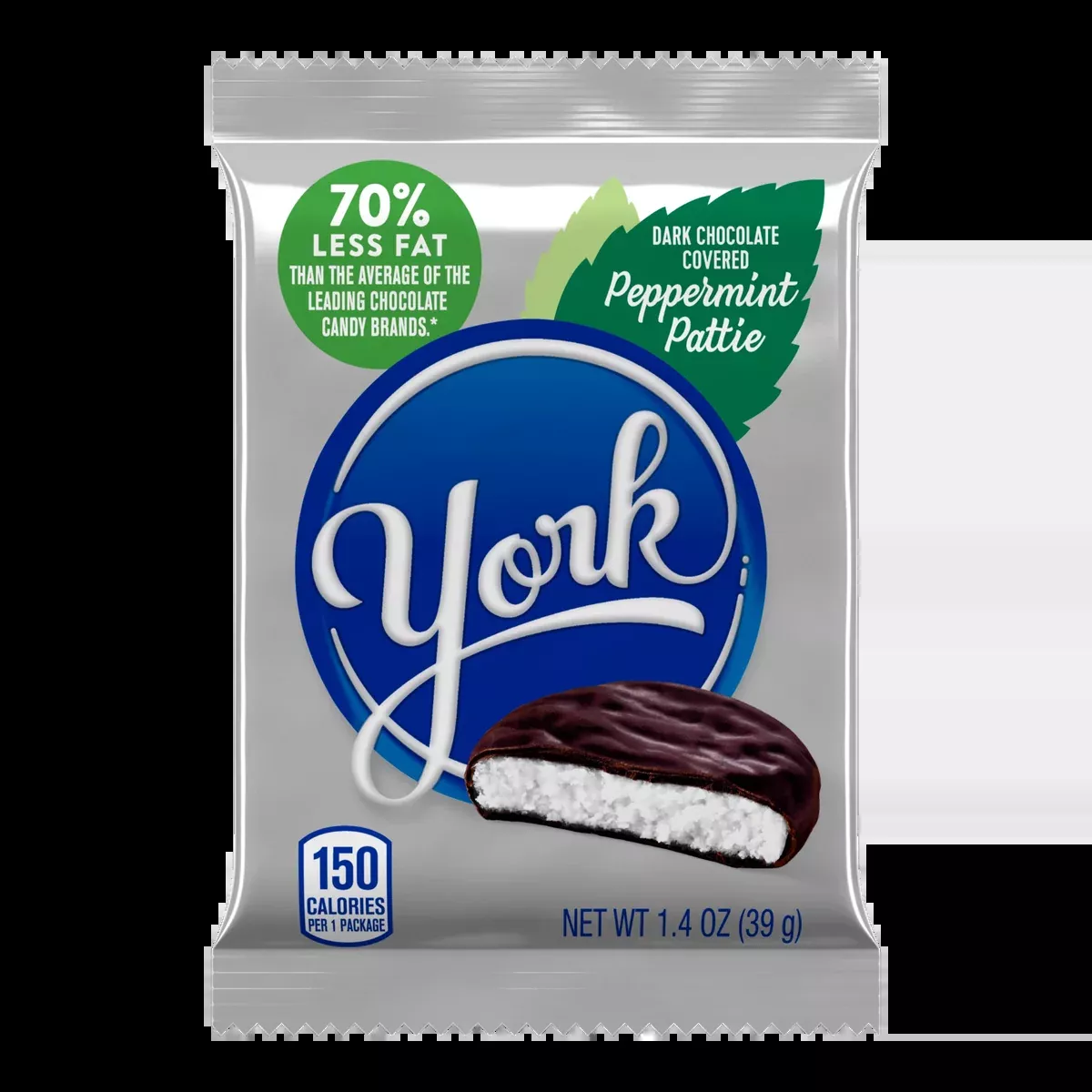 York Peppermint Pattie Dark Chocolate Candy - 1.4 oz 16ct