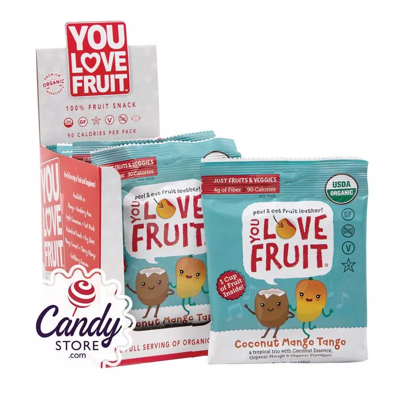 You Love Fruit Mango Coconut 1oz Bags – 12ct
