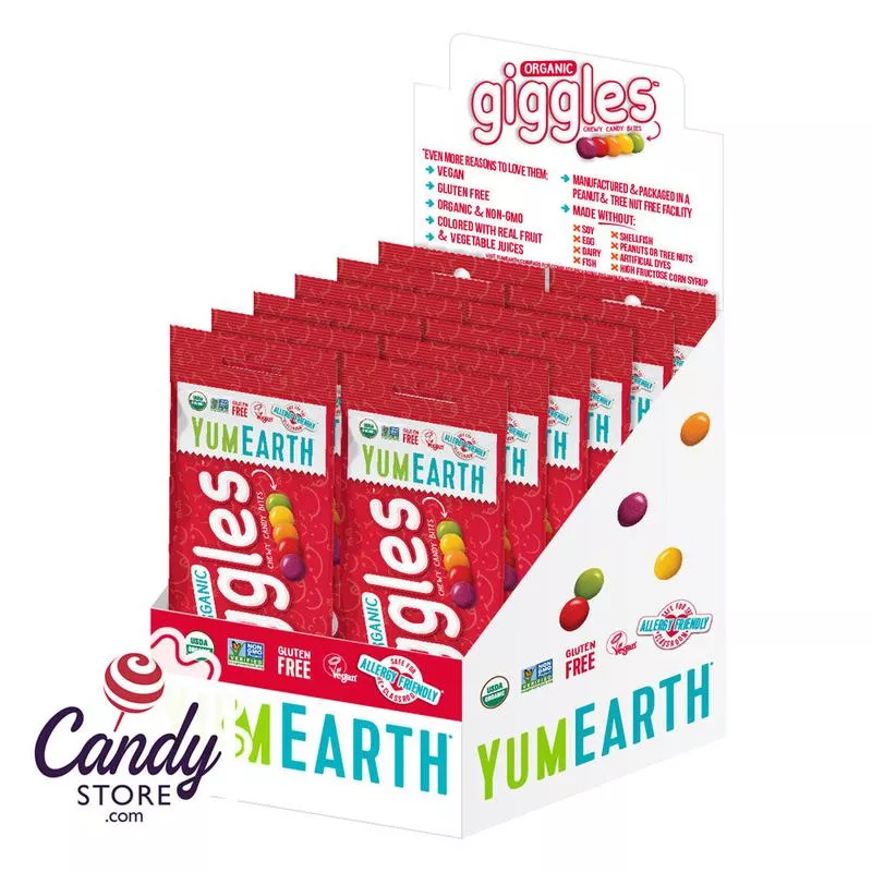 Yumearth Giggles Organic Chewy Candy 2oz – 12ct