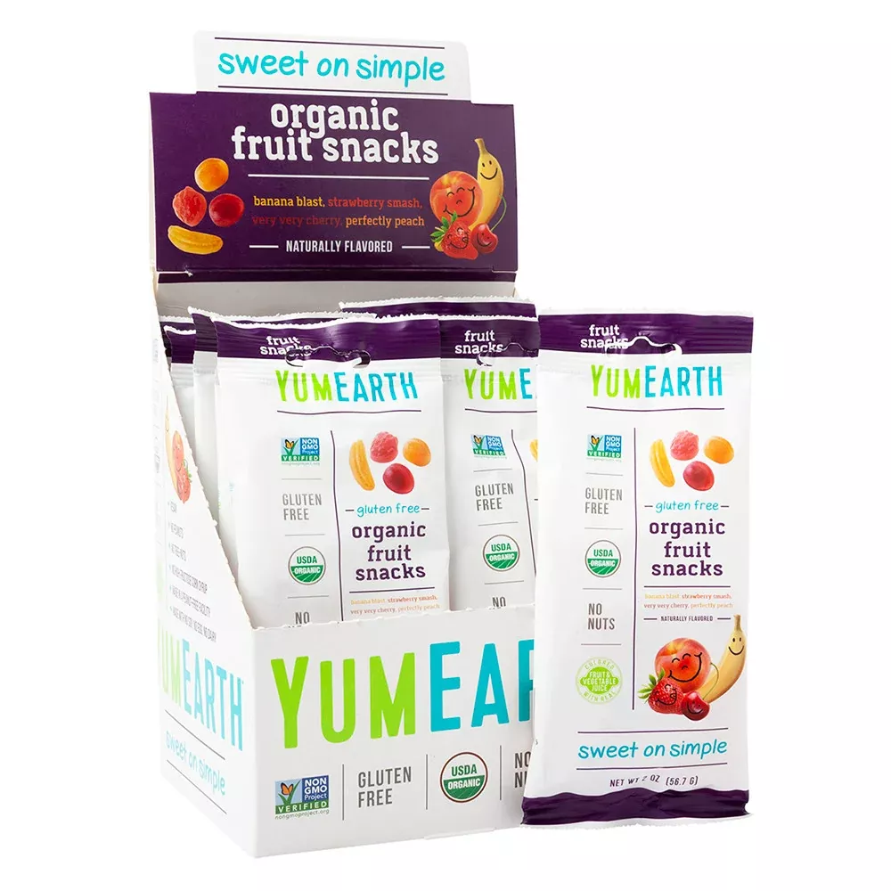 YumEarth Organic Fruit Snacks Candy - 12 Count