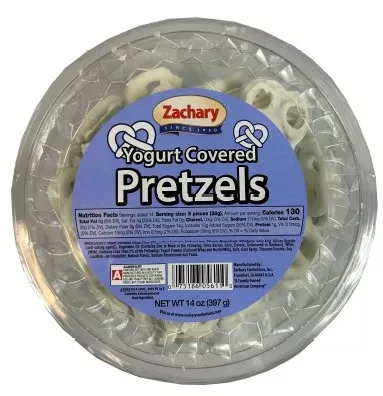 Zachary Yogurt Covered Pretzels Tub 14 oz