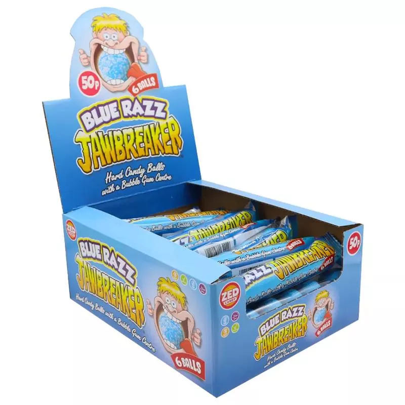 ZED Candy Blue Razz Jawbreaker 6 Ball Pack – 49.5g