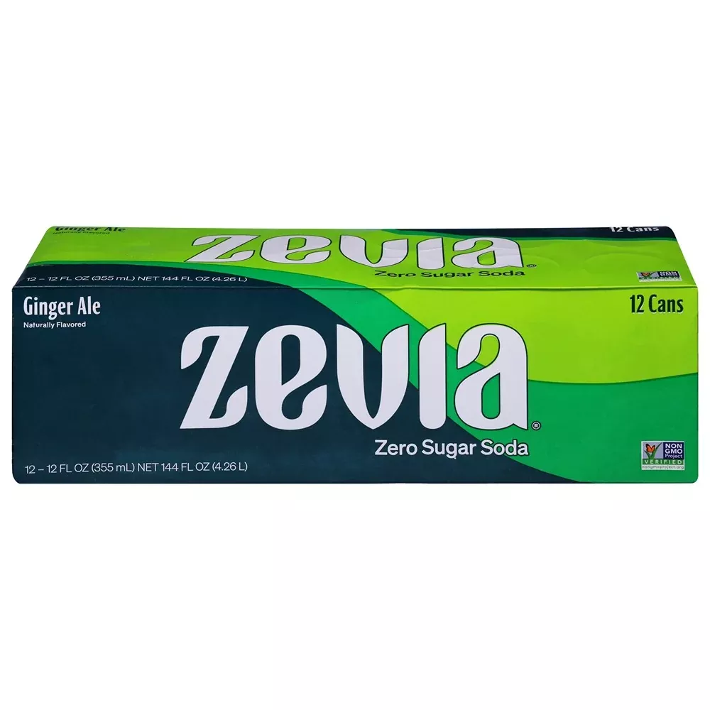 Zevia - Soda Ginger Ale - Case of 2-12/12 FZ