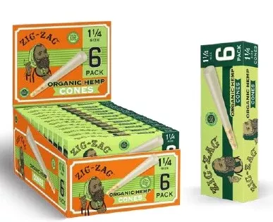 Zig Zag Pre Rolled Cones 1-1/4 (Pack of 24)
