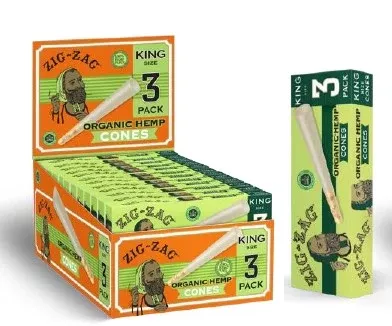 Zig Zag Pre Rolled Cones King Size (Pack of 24)