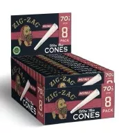 Zig Zag Pre Rolled Cones Mini Ultra Thin (Pack of 18)