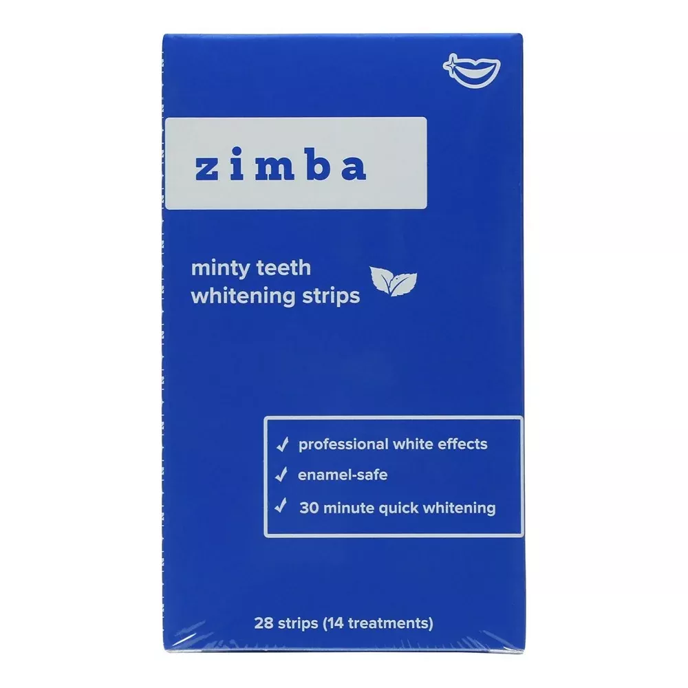 Zimba - Teeth Whtn Strips Mint - Case of 6-28 CT