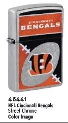 Zippo Cincinnati Bengals NFL Chrome Lighter