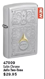 Zippo Satin Chrome Lighter - 1 Each