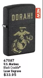 Zippo US Marine Corps Oorah! Lighter - 1 Each