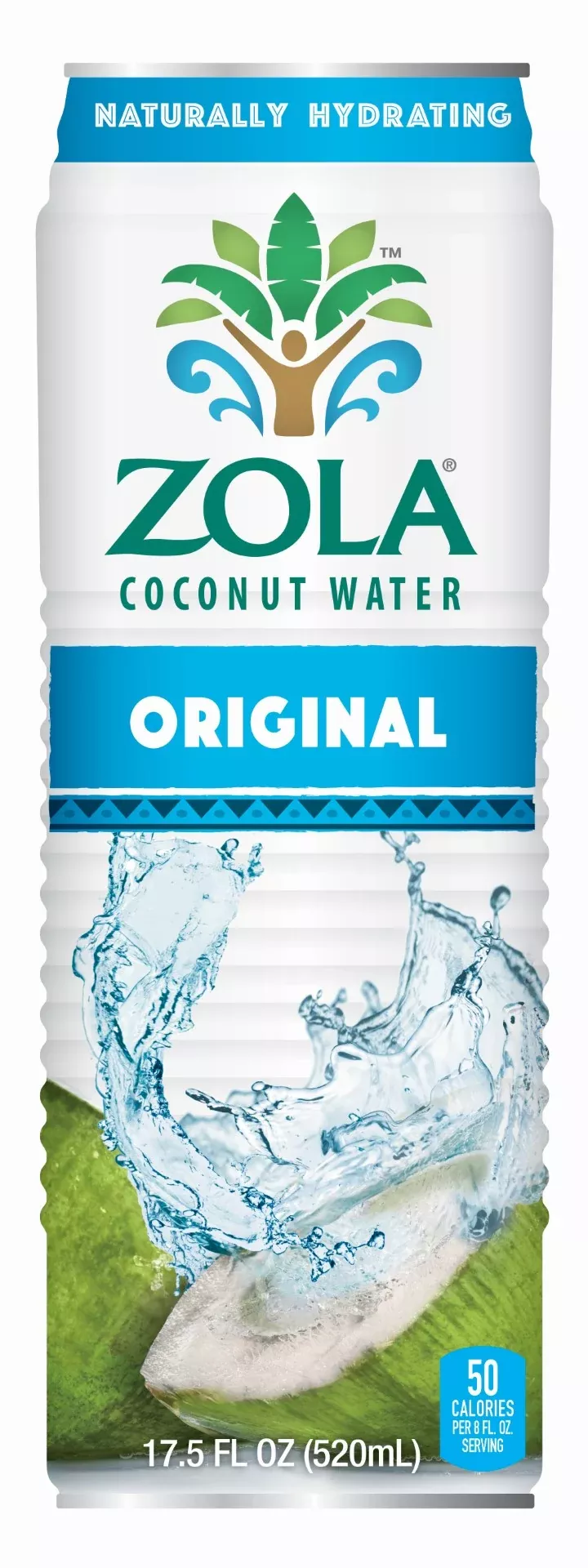 Zola Oz Pack Original Coconut Water 17.5 Fluid Ounce - 12 Per Case