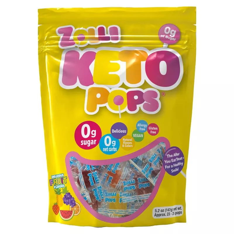 Zolli KETO PopsSugar Free Assorted Pouch (2 Sizes)