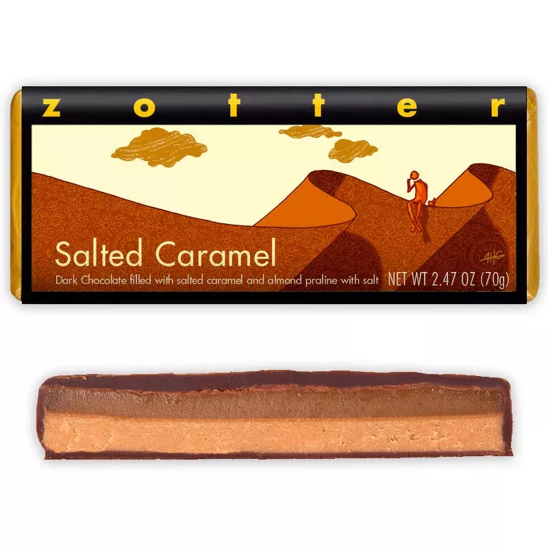 zotter salted caramel 70% (filled)