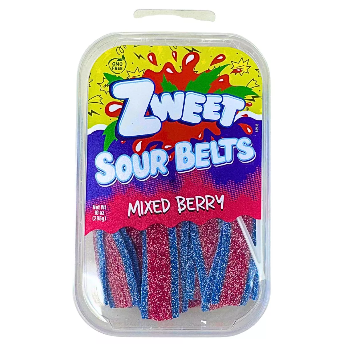 Zweet Sour Belts Mixed Berry 285g – 6 Pack